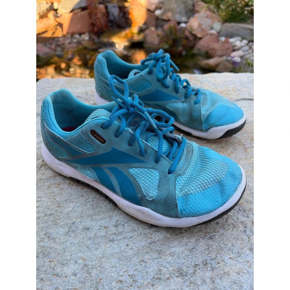 Reebok CrossFit U-Form Womens‎ Blue Training Shoes Sneakers J99806 Size 7